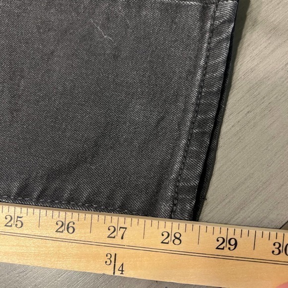 Old‎ Navy Rockstar Black Wash Distressed Jeans Women's Size 16 Regular - Picture 10 of 12